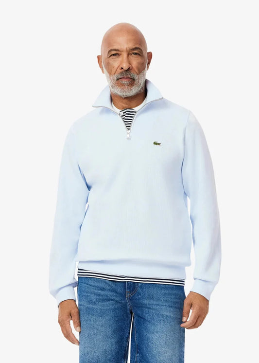 Pull camionneur Lacoste bleu - French Destock