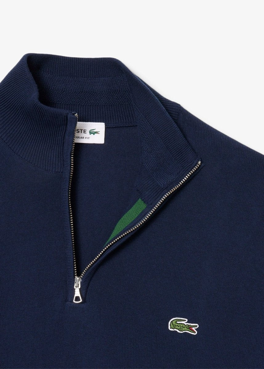 Pull camionneur Lacoste marine - French Destock