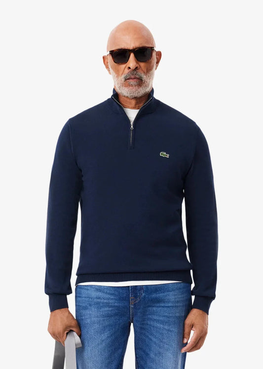 Pull camionneur Lacoste marine - French Destock