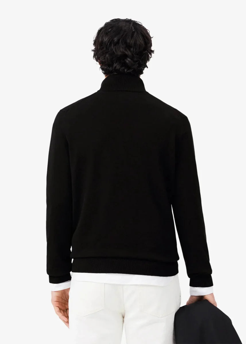 Pull camionneur Lacoste noir - French Destock