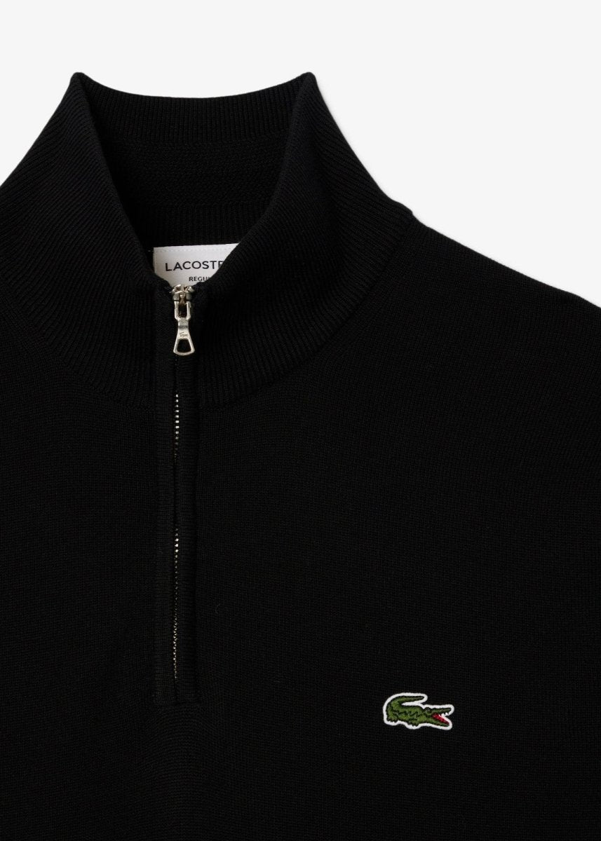 Pull camionneur Lacoste noir - French Destock