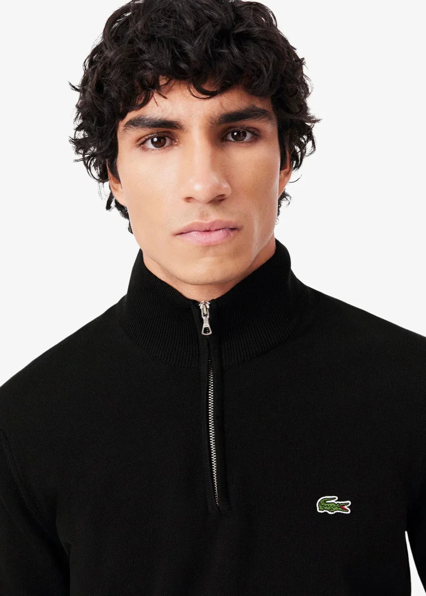 Pull camionneur Lacoste noir - French Destock