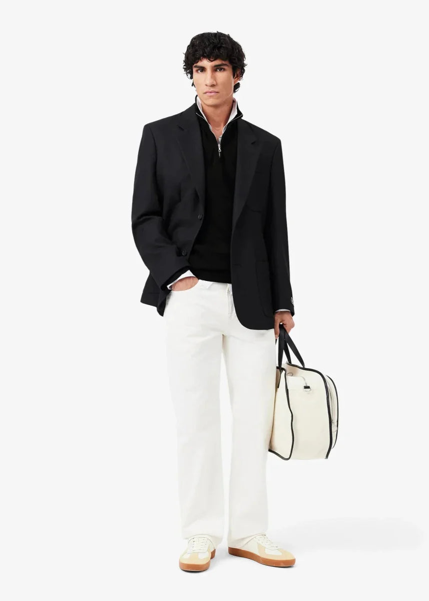 Pull camionneur Lacoste noir - French Destock