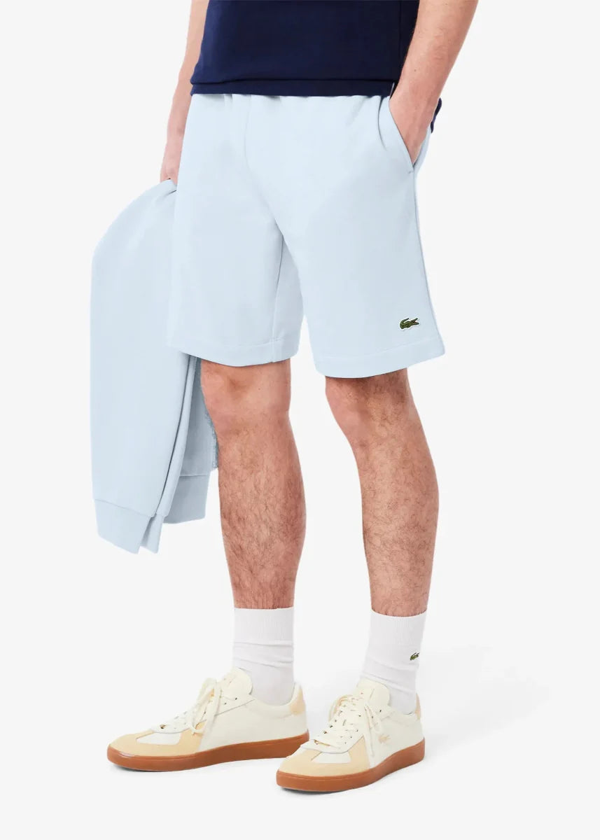 Short Lacoste bleu en molleton - French Destock
