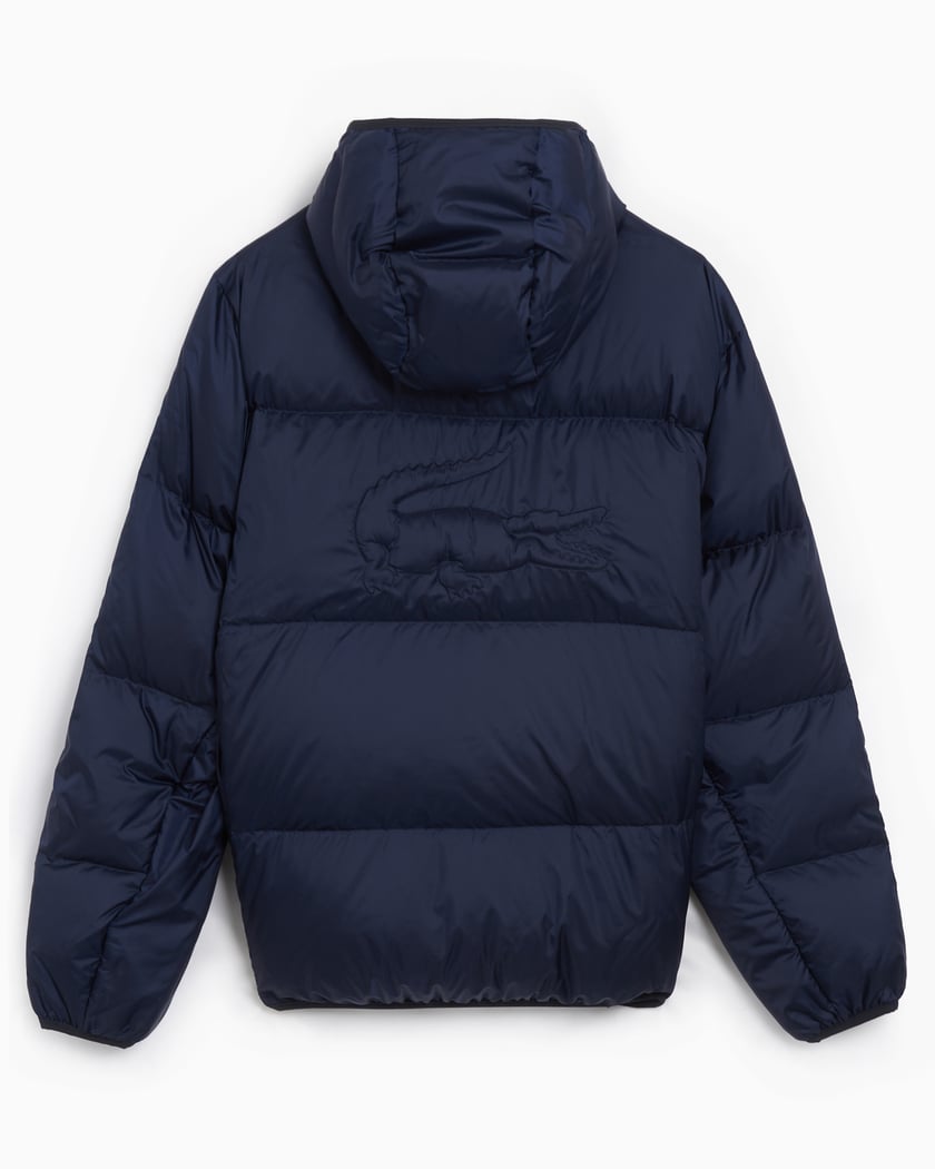 Short Water - Repellent Hooded Puffed Jacket - French Destock