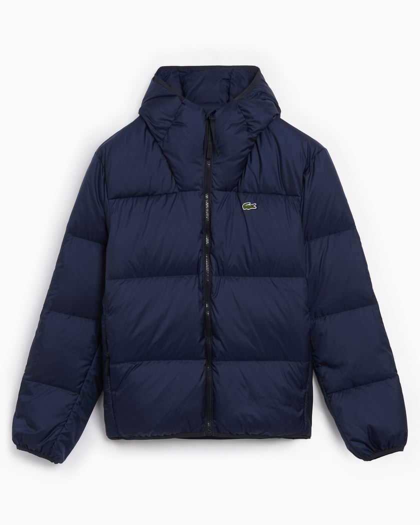 Short Water - Repellent Hooded Puffed Jacket - French Destock