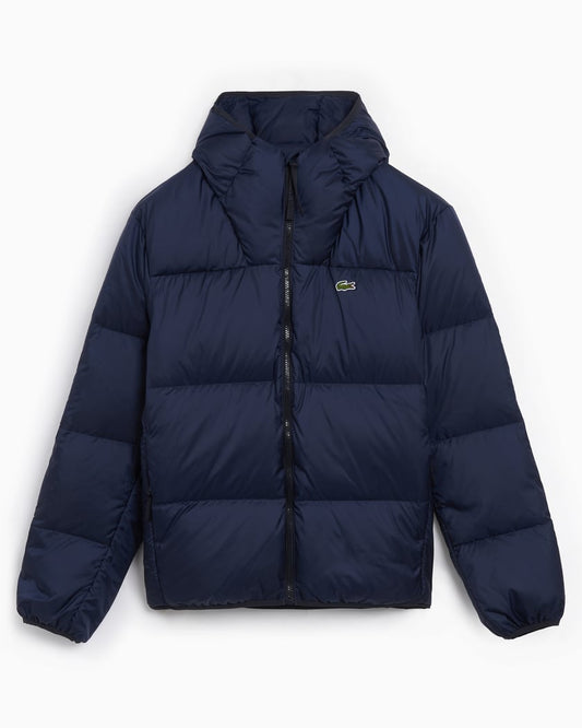 Short Water - Repellent Hooded Puffed Jacket - French Destock