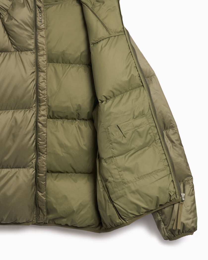 Short Water Repellent Hooded Puffed Jacket - French Destock