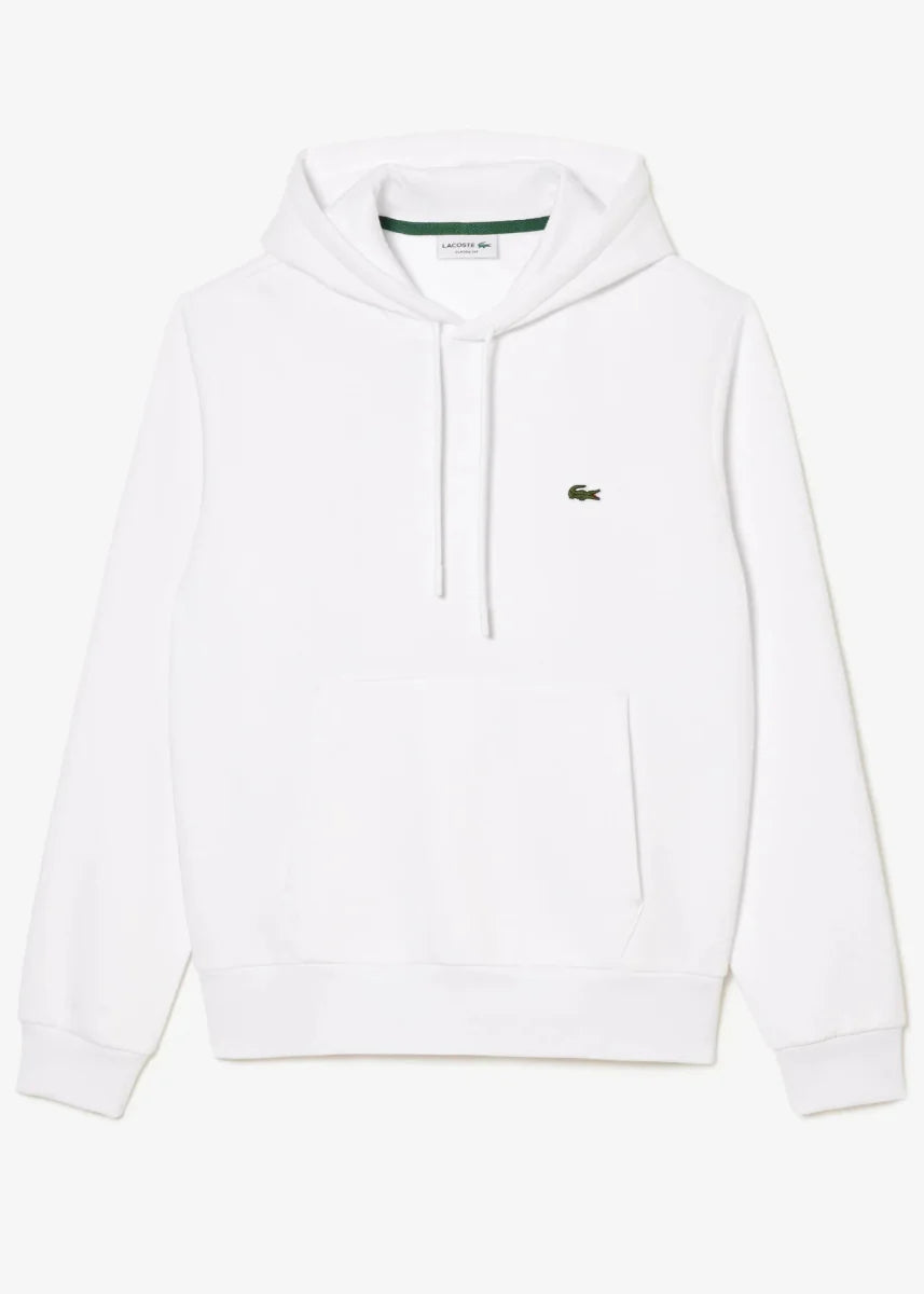 Sweat à capuche Lacoste blanc - French Destock