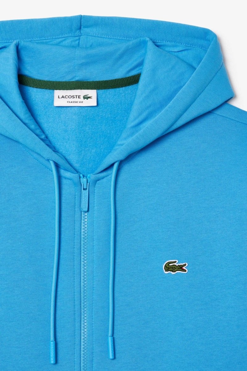 Sweat à capuche Lacoste bleu - French Destock