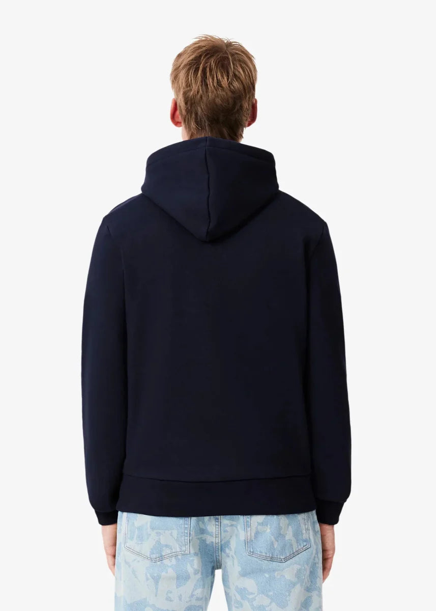 Sweat à capuche Lacoste marine - French Destock