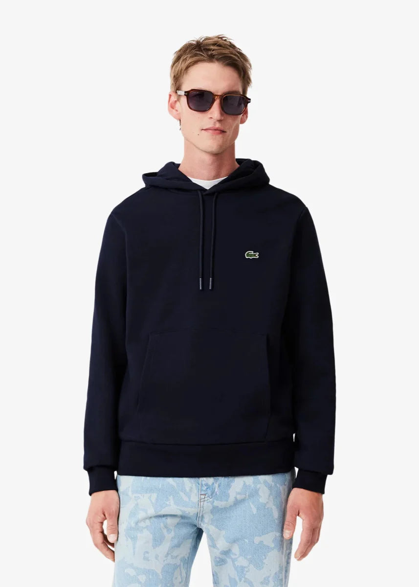 Sweat à capuche Lacoste marine - French Destock