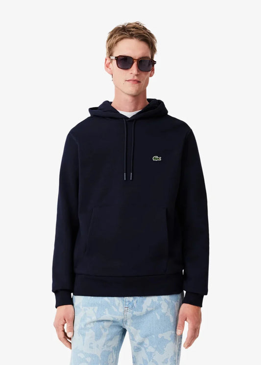 Sweat à capuche Lacoste marine - French Destock