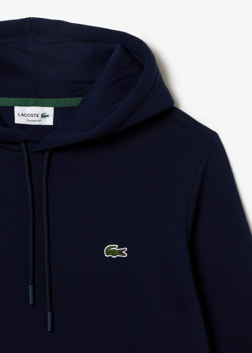 Sweat à capuche Lacoste marine - French Destock