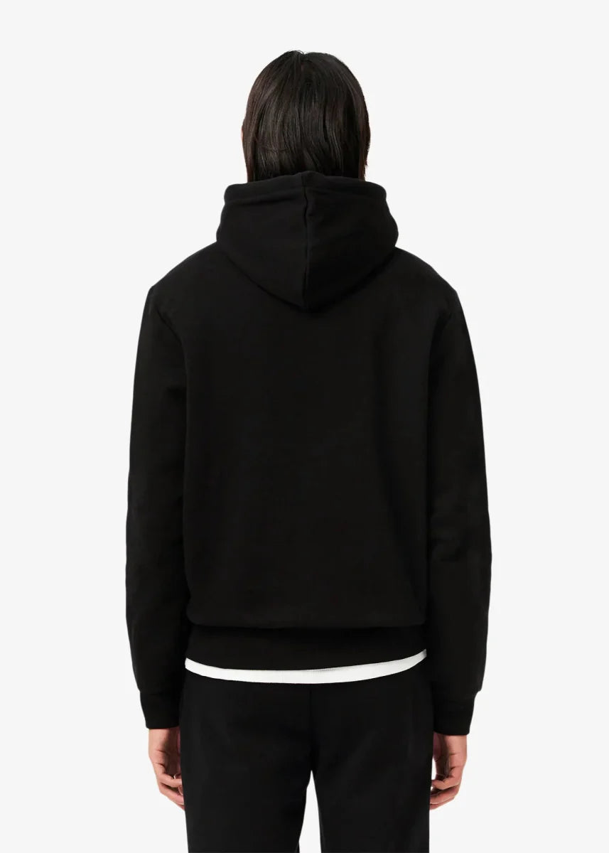 Sweat à capuche Lacoste noir - French Destock