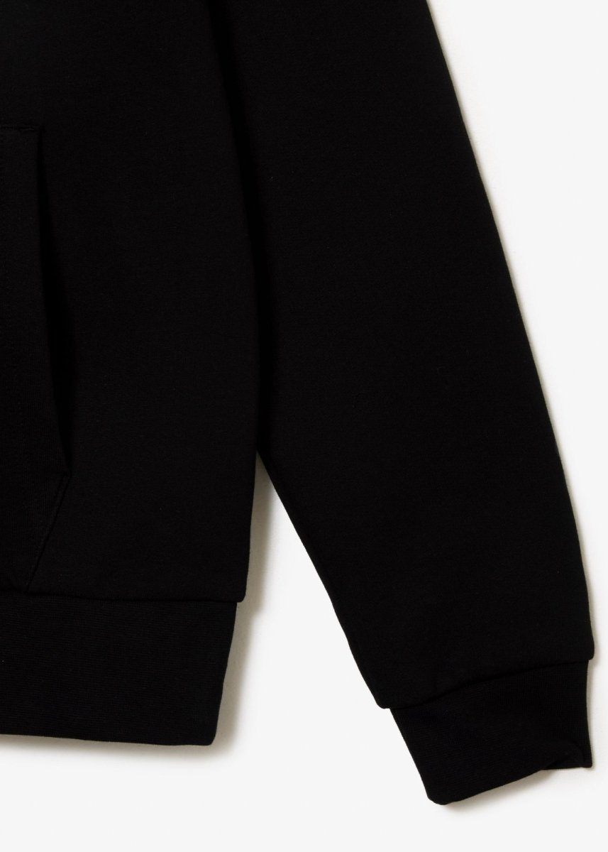 Sweat à capuche Lacoste noir - French Destock