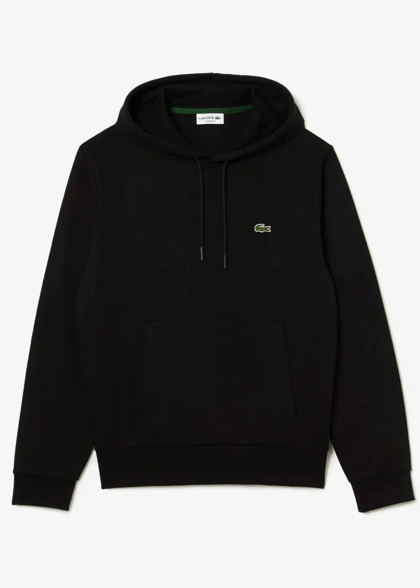 Sweat à capuche Lacoste noir - French Destock