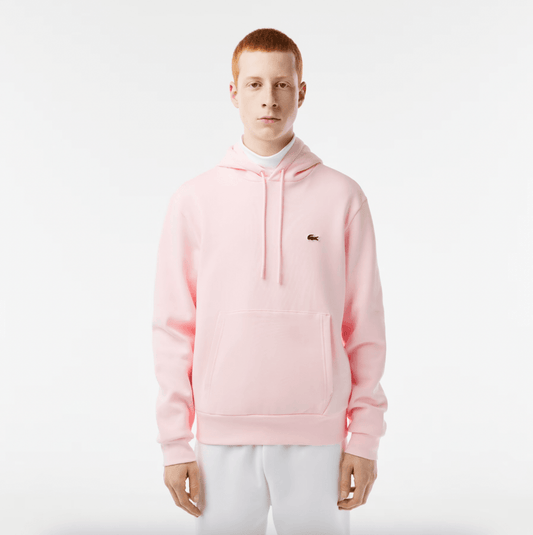 Sweat à capuche Lacoste rose - French Destock
