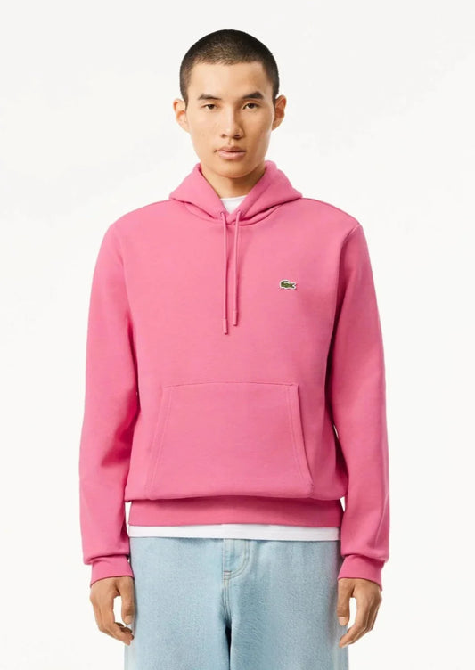 Sweat à capuche Lacoste rose - French Destock