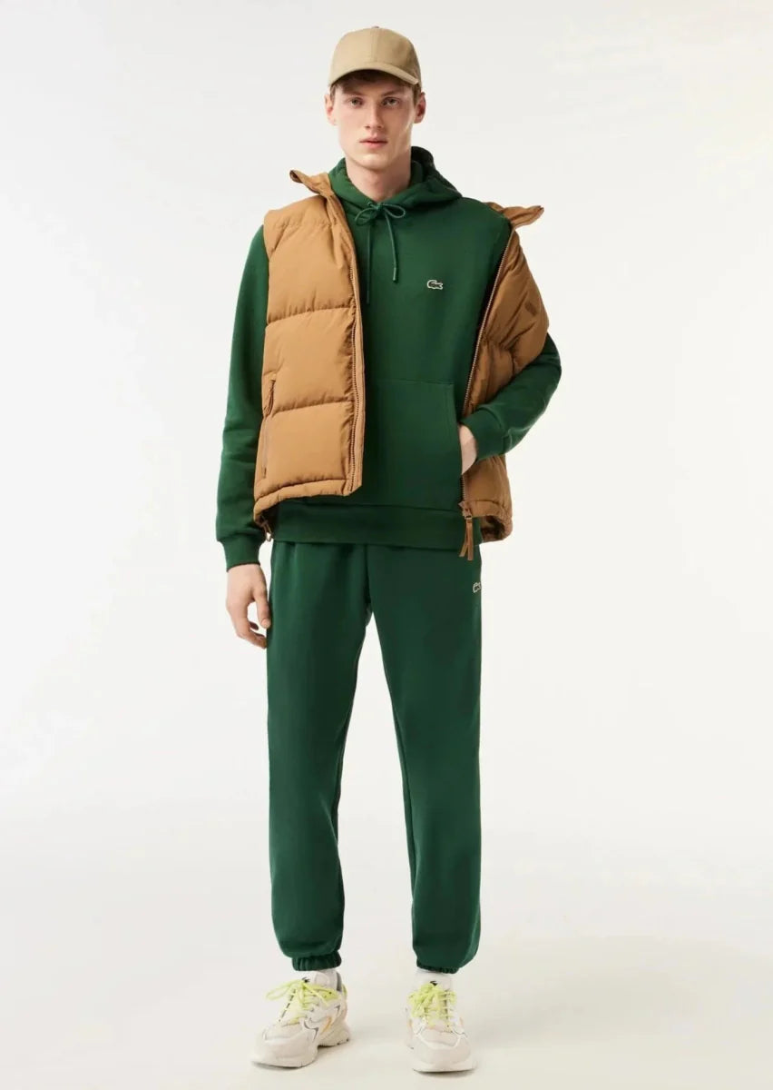 Sweat à capuche Lacoste vert - French Destock