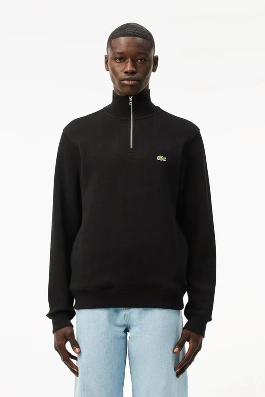 Sweat camionneur Lacoste noir - French Destock