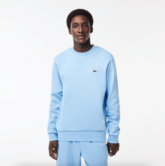 Sweat Lacoste bleu clair - French Destock