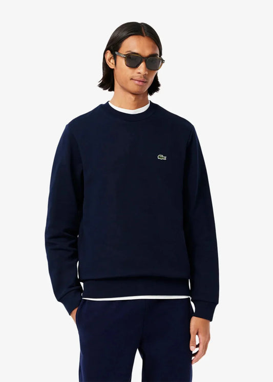 Sweat Lacoste marine - French Destock