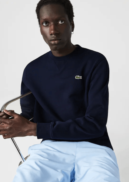 Sweat Lacoste marine - French Destock