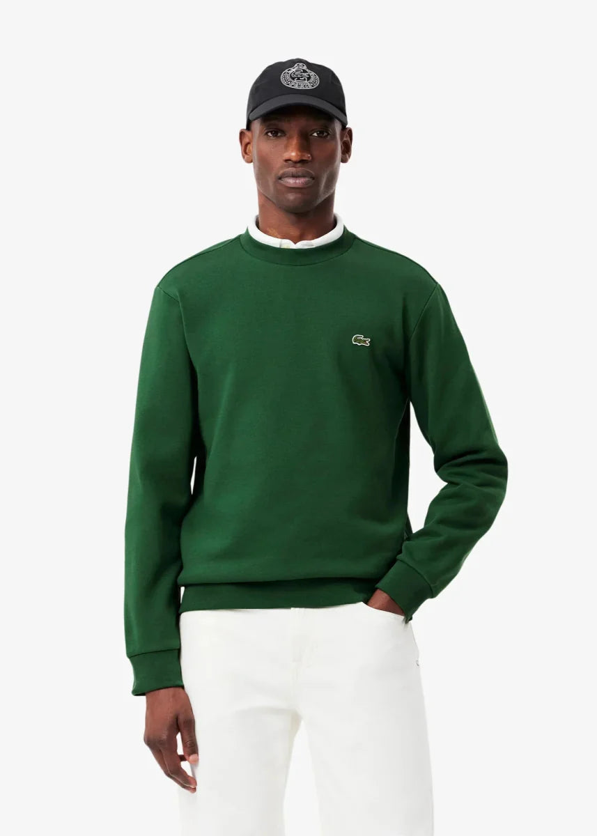 Sweat Lacoste vert - French Destock