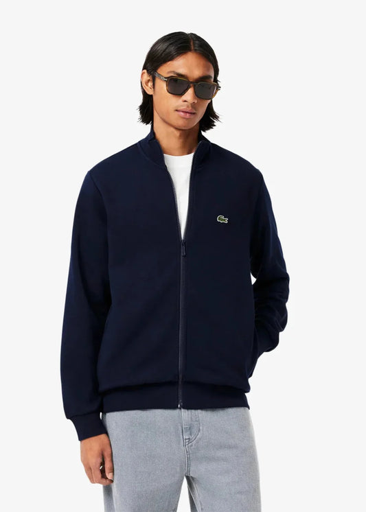 Sweat zippé Lacoste marine - French Destock