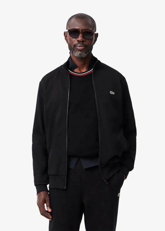 Sweat zippé Lacoste noir - French Destock