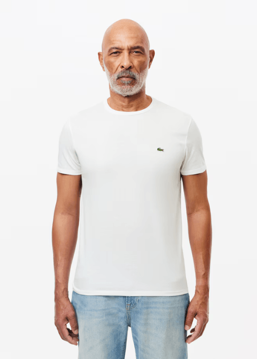 T-shirt Lacoste blanc - French Destock