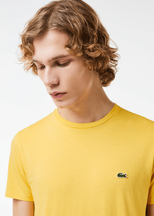 T-shirt Lacoste jaune - French Destock