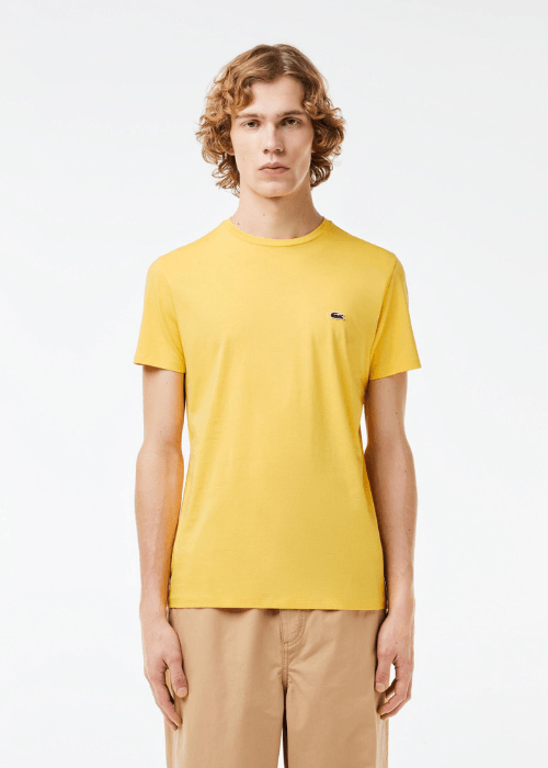 T-shirt Lacoste jaune - French Destock