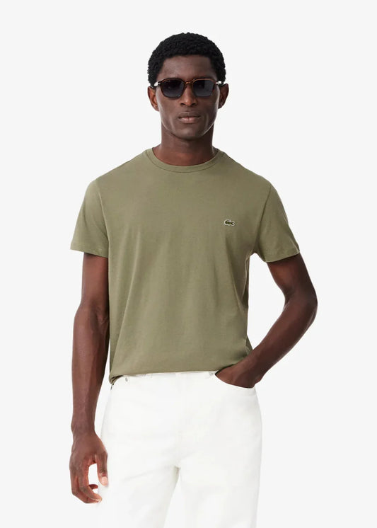 T-shirt Lacoste kaki - French Destock