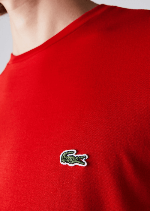 T-shirt Lacoste rouge - French Destock