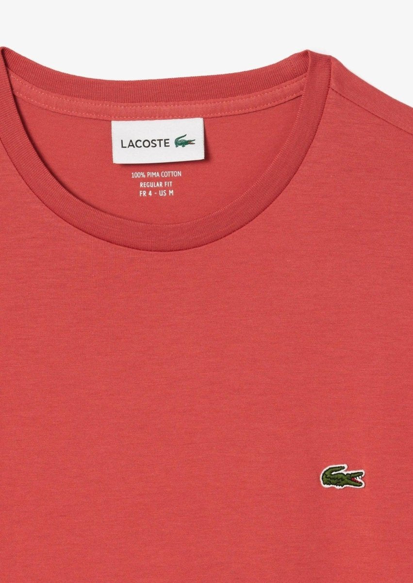 T-shirt Lacoste rouge - French Destock