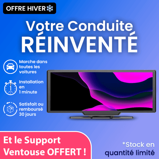 YOGOCAR™ Pro - Écran multimédia CarPlay - French Destock